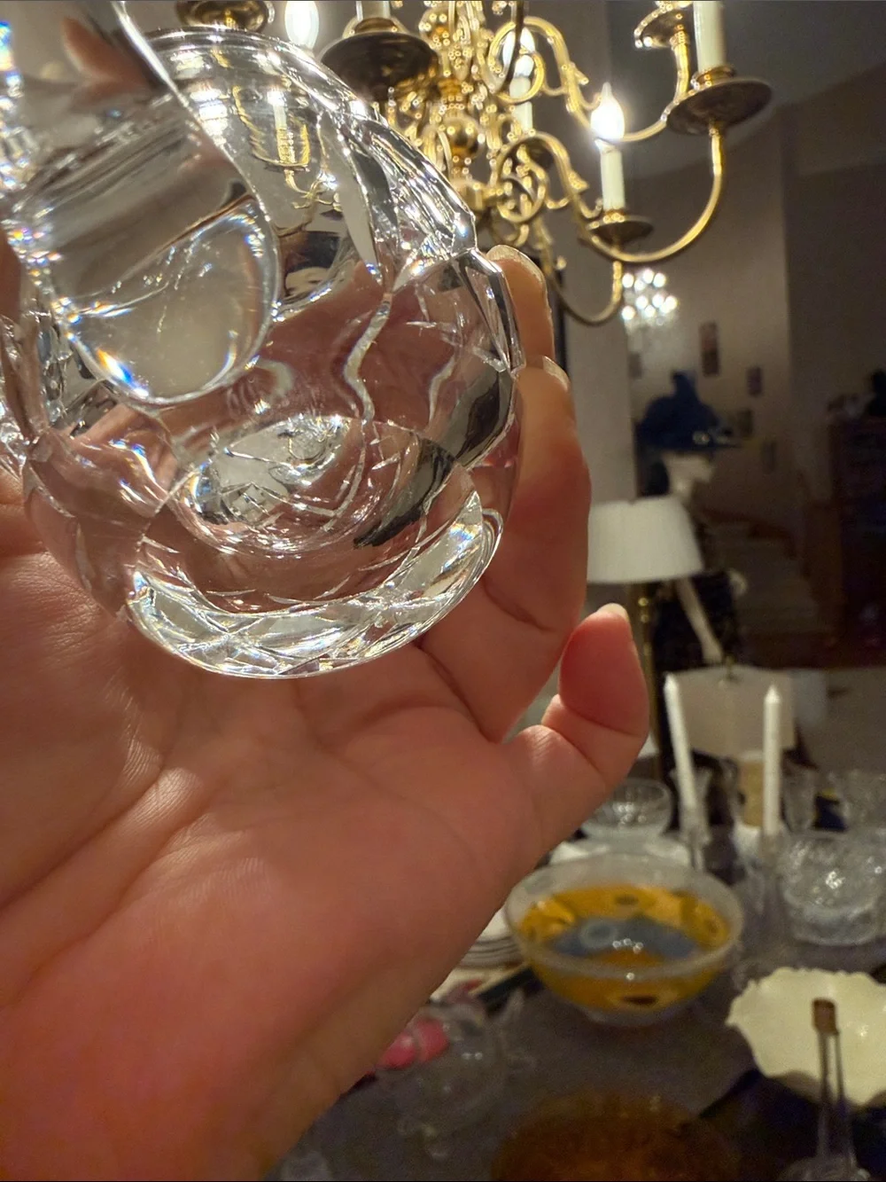 Waterford Clear Crystal Cut Creamer and Sugar Bowl Set